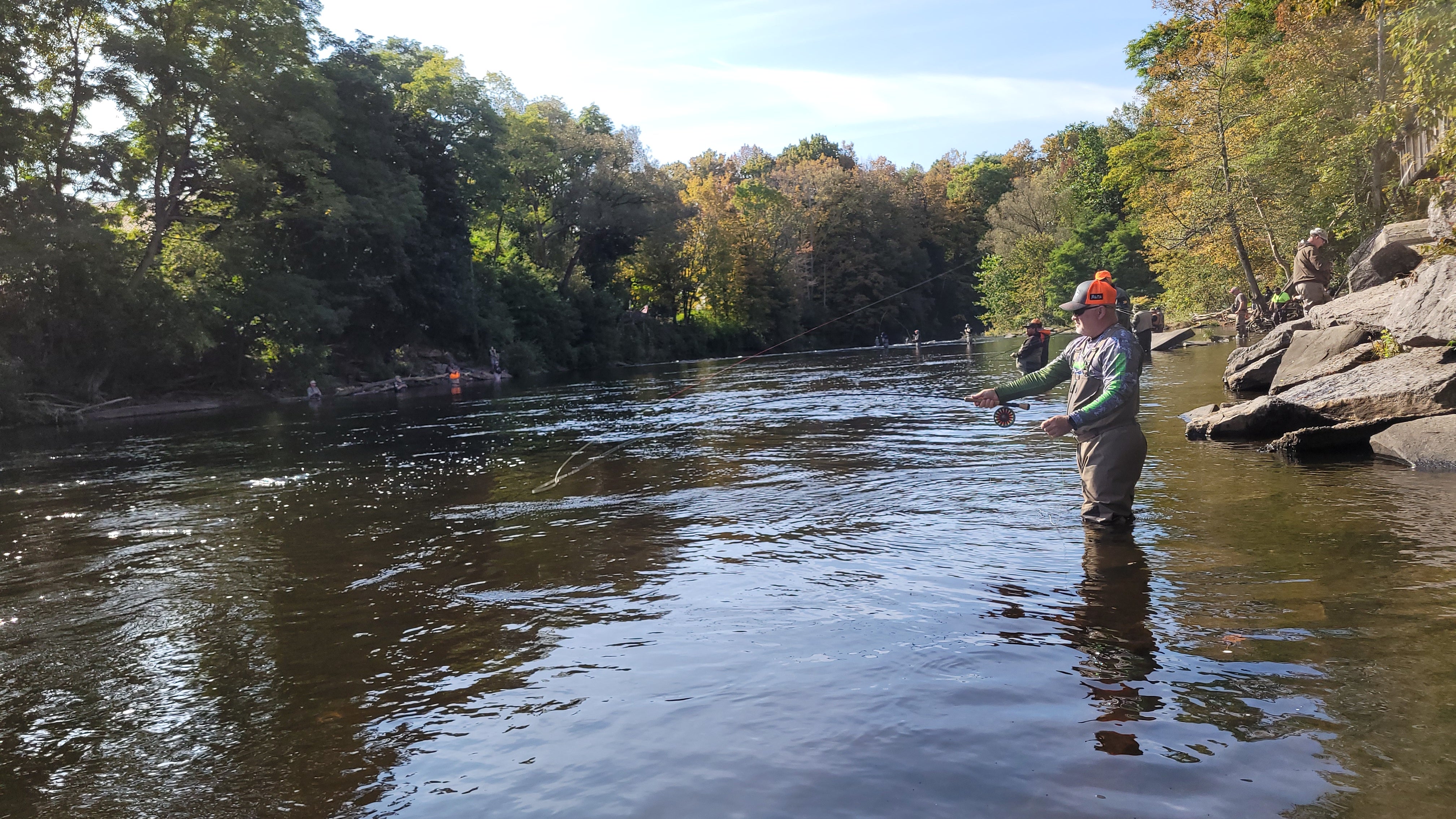 Salmon Fishing the Salmon River with Eric Henderson of Combat Fishing