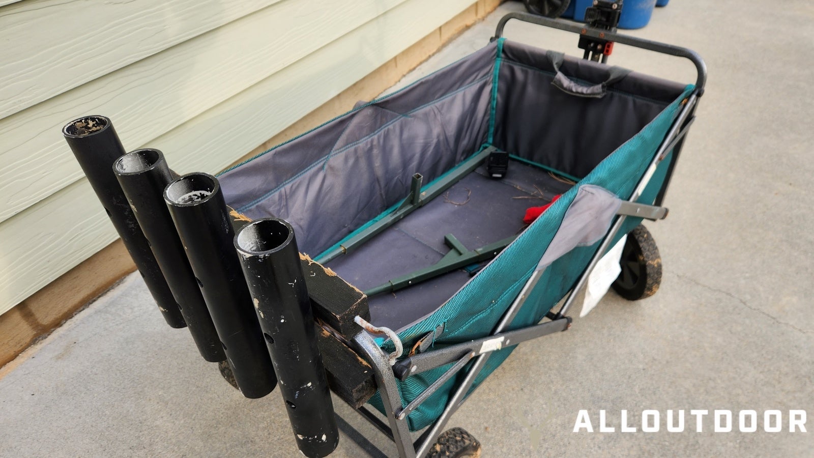 Do-It-Yourself Project (DIY) - Collapsible Pier Cart Rod Holders