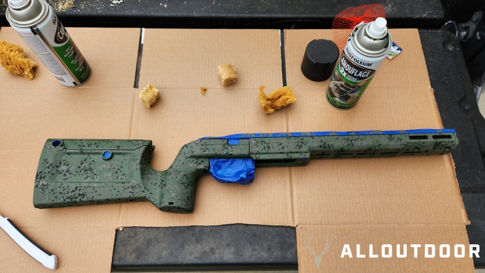 Do-It-Yourself Project (DIY) – Camo Painting a Rifle Stock