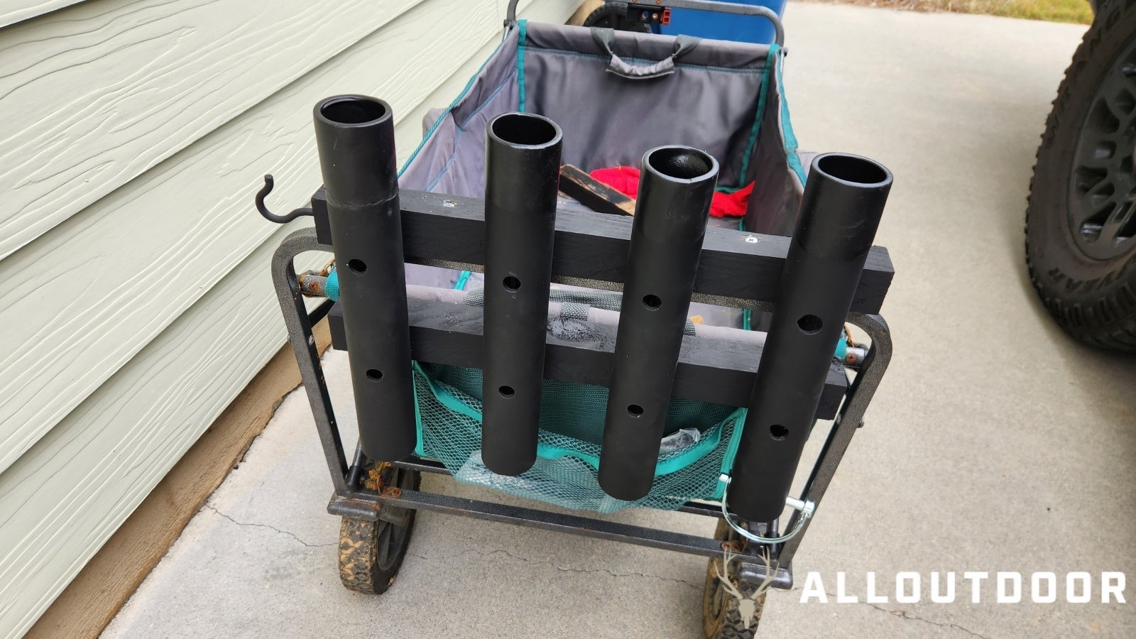 Do-It-Yourself Project (DIY) - Collapsible Pier Cart Rod Holders