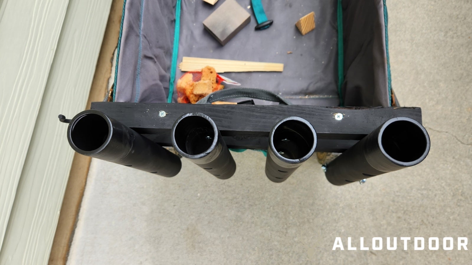 Do-It-Yourself Project (DIY) - Collapsible Pier Cart Rod Holders