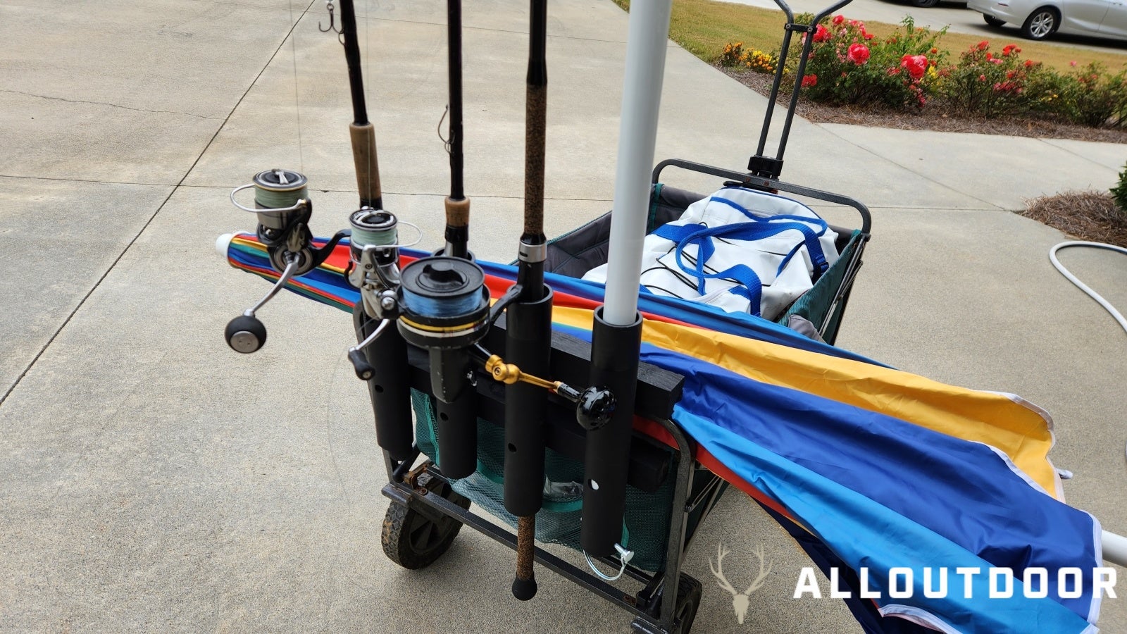 Do-It-Yourself Project (DIY) - Collapsible Pier Cart Rod Holders