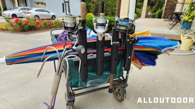 Do-It-Yourself Project (DIY) - Collapsible Pier Cart Rod Holders