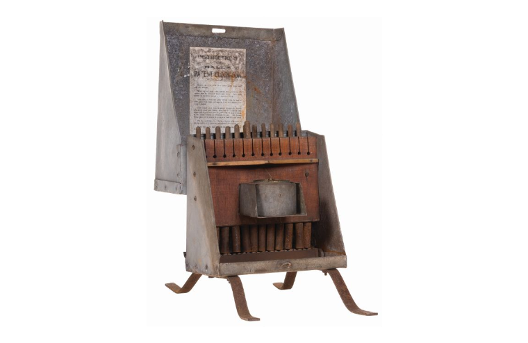 NextImg:POTD: The Clock Strikes Bullseye - J. Hall’s Patent Pinfire Clock Gun