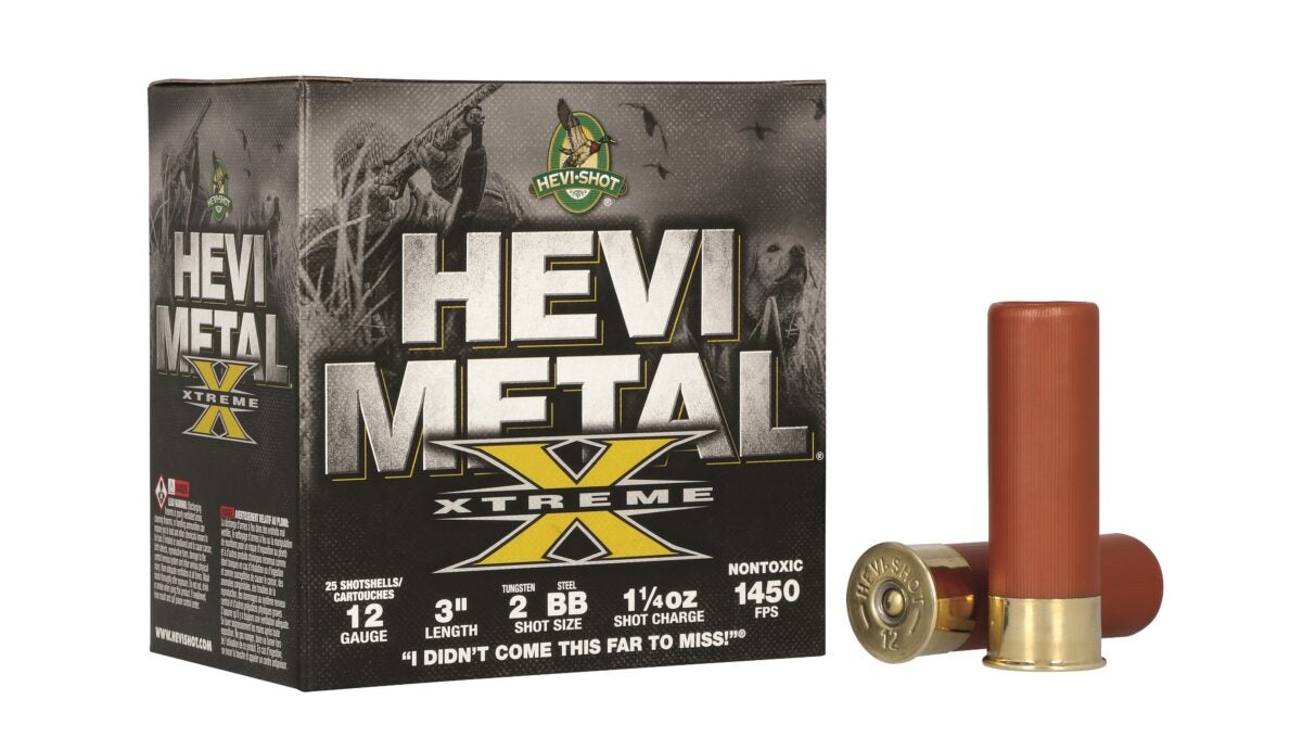 HEVI-Shot Ammunition Adds HEVI-Metal Xtreme 12 Gauge #2 & BB Shot HEVI-Shot Ammunition Adds HEVI-Metal Xtreme 12 Gauge #2 & BB Shot