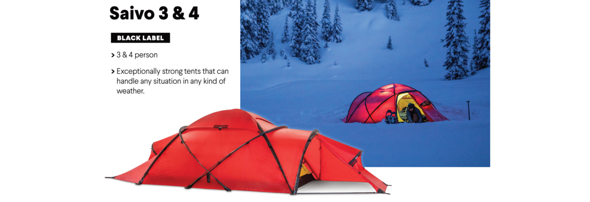 Hilleberg Tents - New Saivo 4, Reconfigured Saivo 3, and New Rogen 3