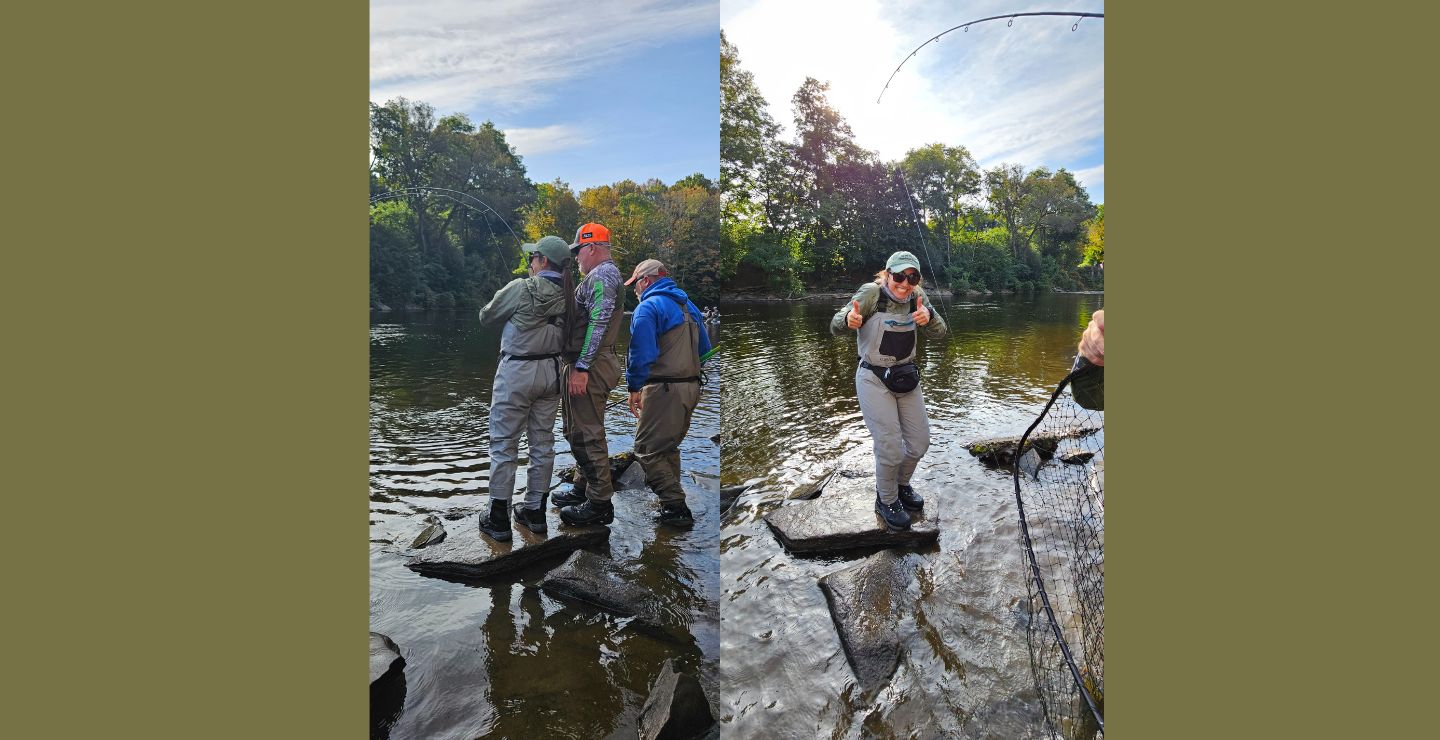 Salmon Fishing the Salmon River with Eric Henderson of Combat Fishing