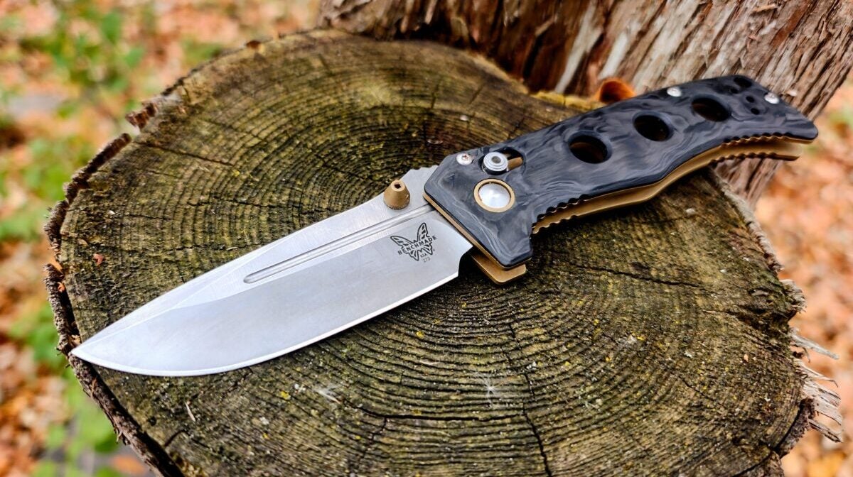 Home on the Range #060: Benchmade Mini Adamas Marbled Carbon Fiber