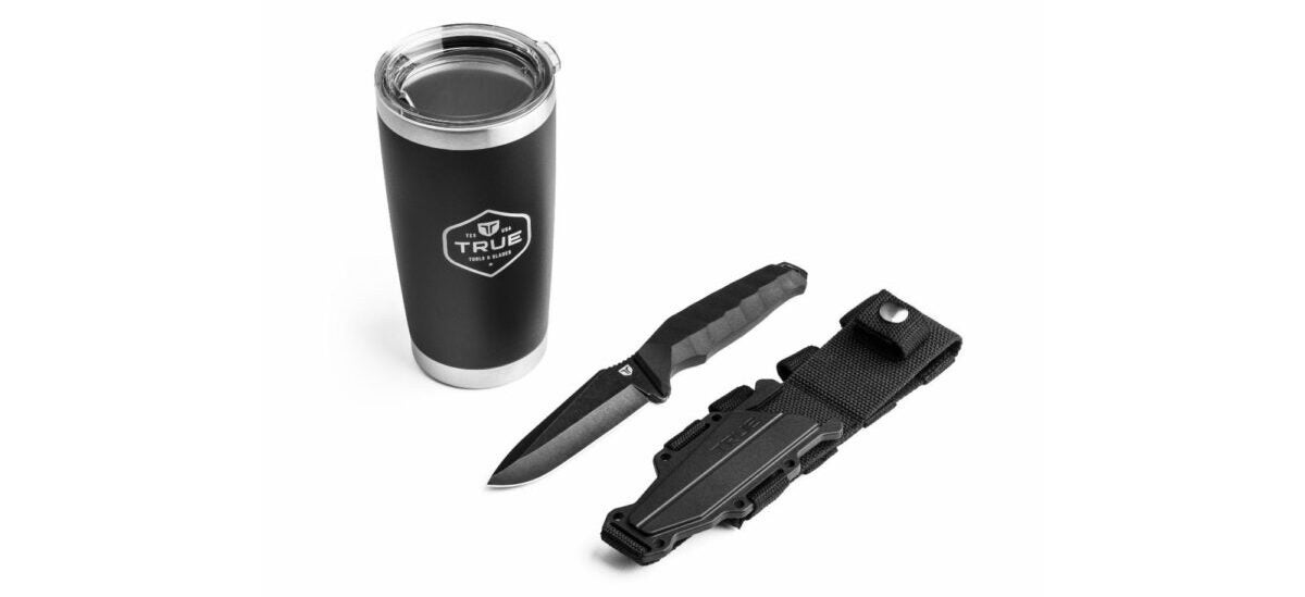 TRUE Tools & Blades - The Fixed Blade Tumbler Combo Midknight Edition