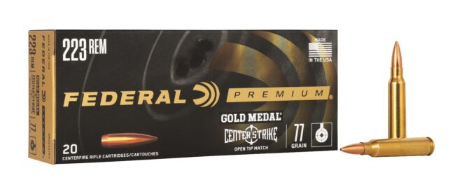 NEW Federal Gold Medal CenterStrike .223 Rem Match – Now Available