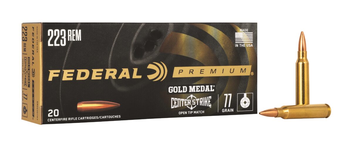 NEW Federal Gold Medal CenterStrike .223 Rem Match - Now Available