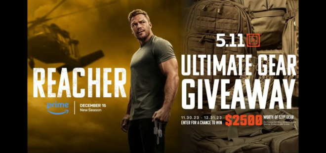5.11 x Prime Video Celebrate Reacher Season 2 w/ Sweepstakes Package