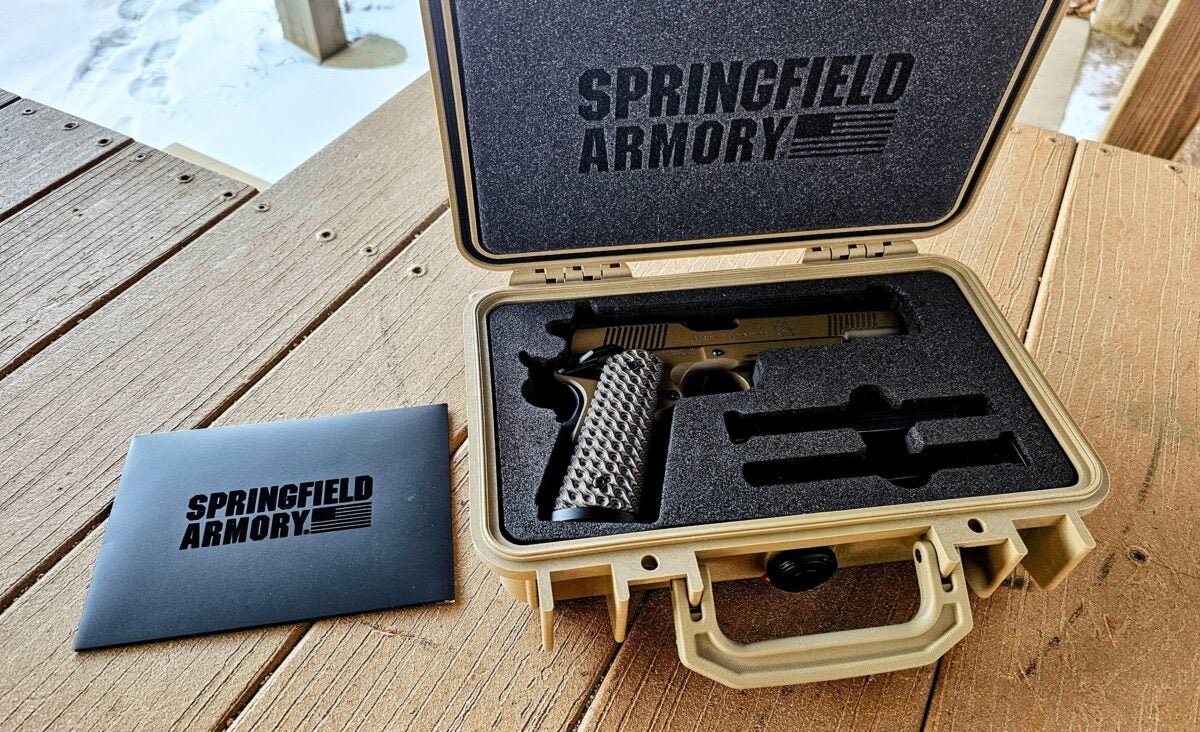 AO Review: Springfield Armory 1911 TRP .45 ACP - Coyote Brown Finish