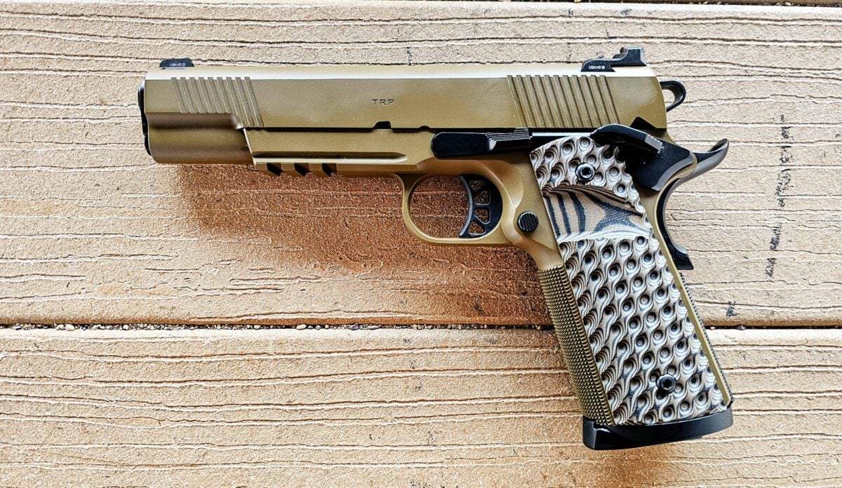 AO Review: Springfield Armory 1911 TRP .45 ACP - Coyote Brown Finish