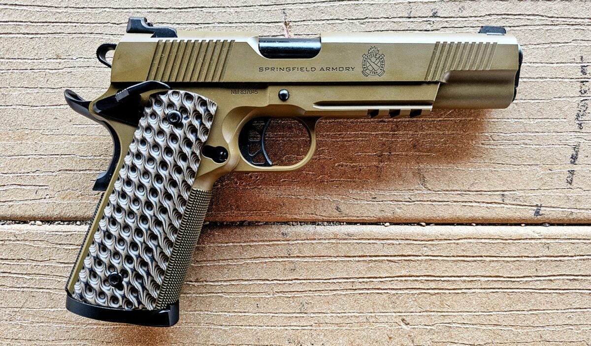 AO Review: Springfield Armory 1911 TRP .45 ACP - Coyote Brown Finish