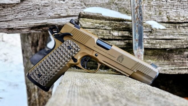 AO Review: Springfield Armory 1911 TRP .45 ACP – Coyote Brown Finish