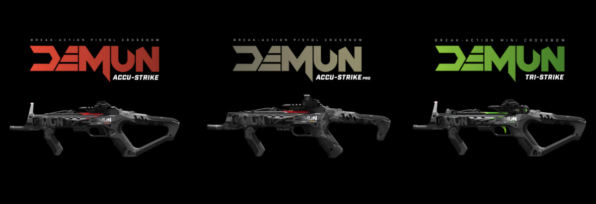 Barnett Introduces the NEW Handheld Demun Crossbow Series Barnett Introduces the NEW Handheld Demun Crossbow Series