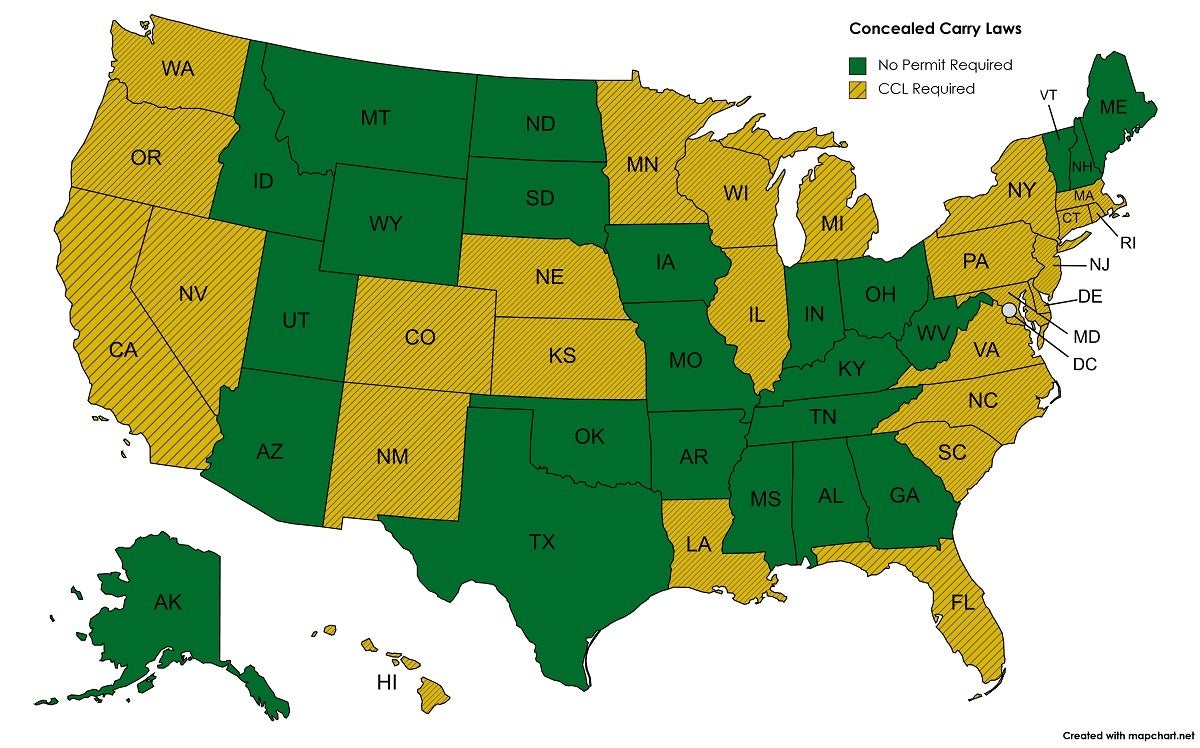 Permitless Carry is Legal in Half of the US! Is Your State Included?