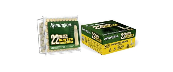 Now Shipping! Remington’s NEW 22 Golden Hunter Rimfire Offering