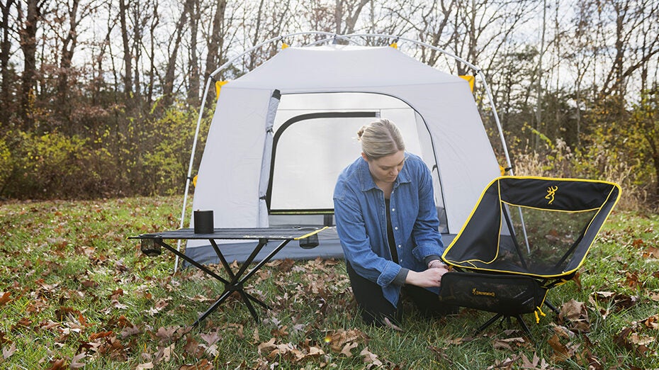 New Basin Camping Table And Chair from Browning New Basin Camping Table And Chair from Browning