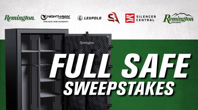 Remington Ammo Launches Full Safe Sweepstakes – Now til March 11th!