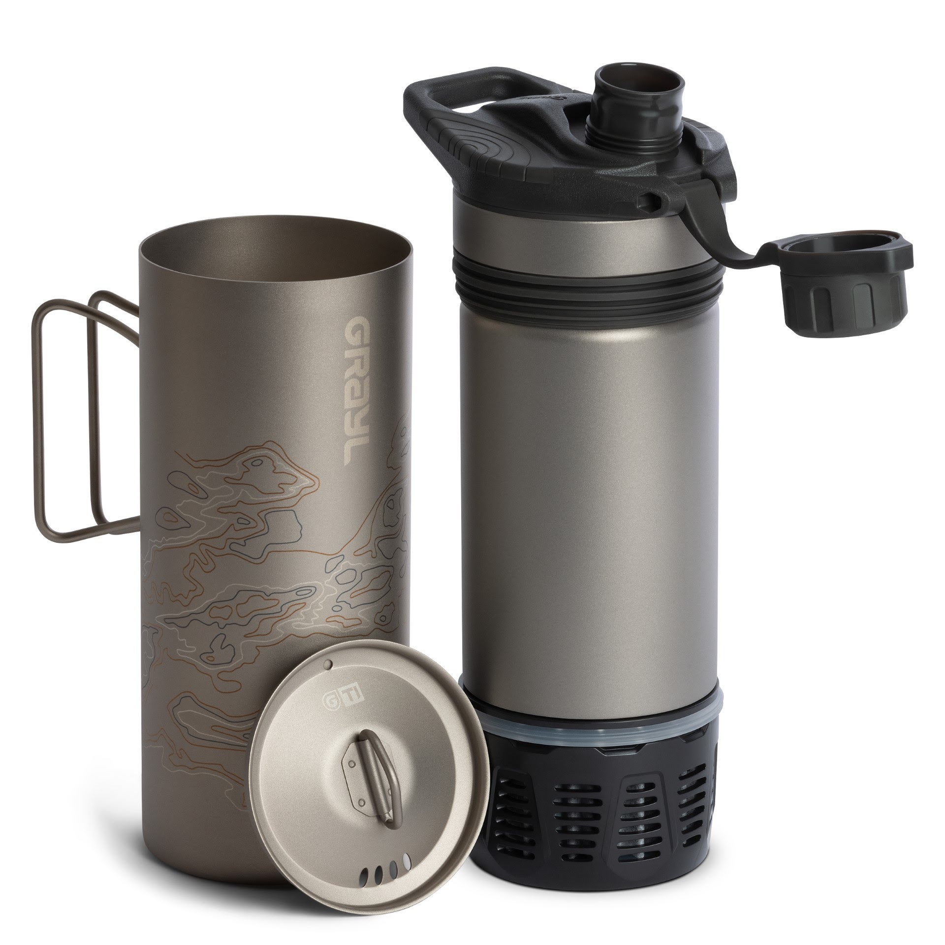 Meet the New GeoPress Titanium - Water Purifier/Cookware In One