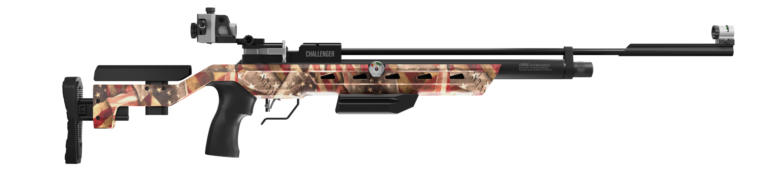 Crosman's New Patriotic Special Flag Edition Challenger Air Rifle