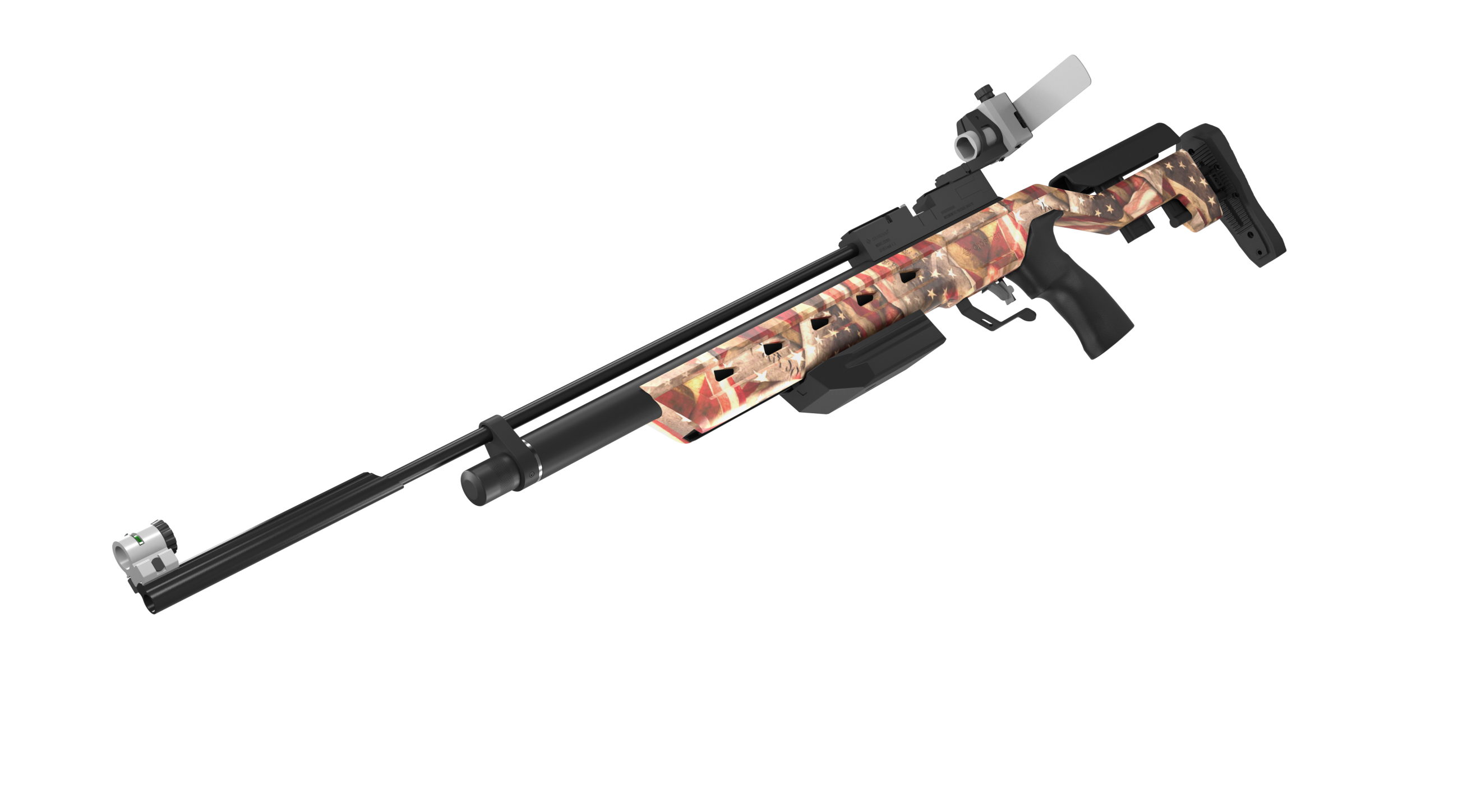 Crosman's New Patriotic Special Flag Edition Challenger Air Rifle