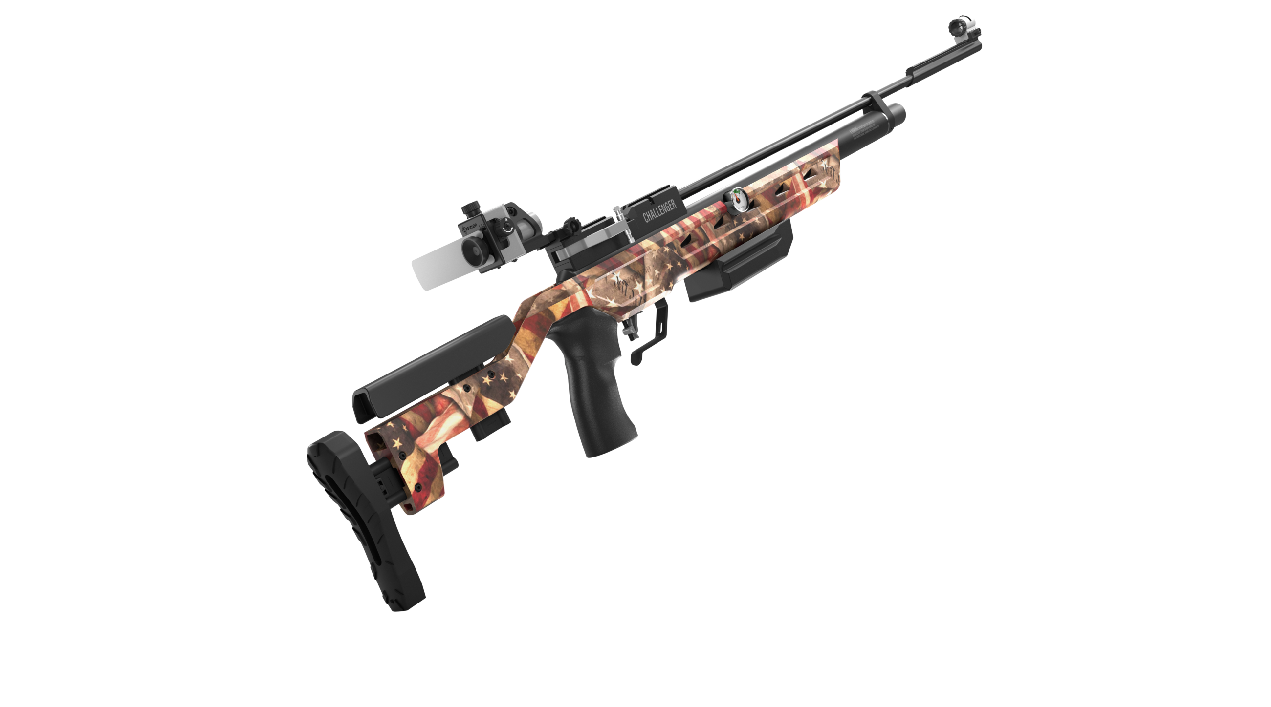 Crosman's New Patriotic Special Flag Edition Challenger Air Rifle