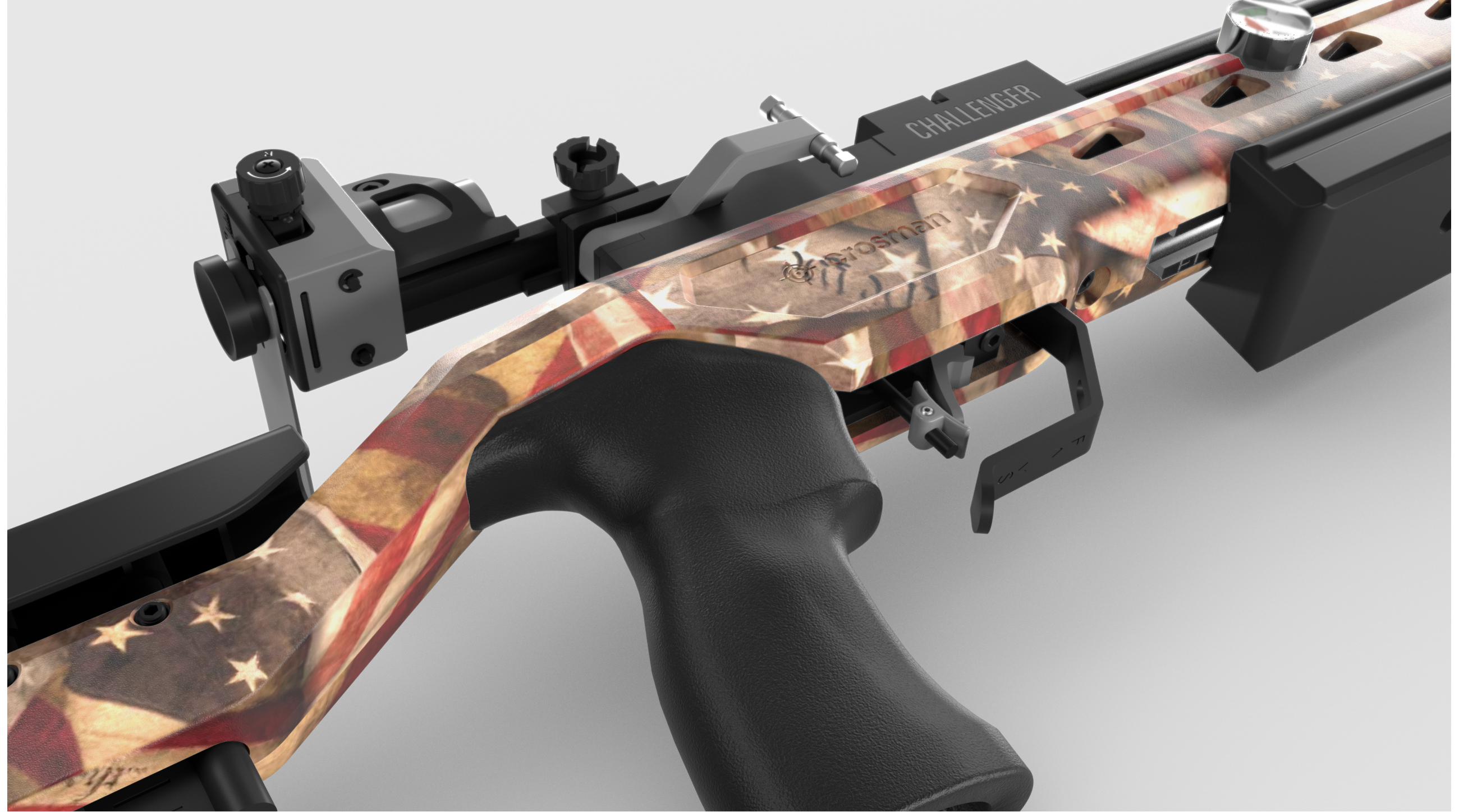 Crosman's New Patriotic Special Flag Edition Challenger Air Rifle
