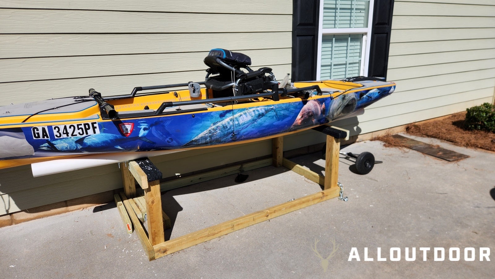 Do-It-Yourself Project (DIY) – Outdoor Kayak Rack V2 Hobie Rack