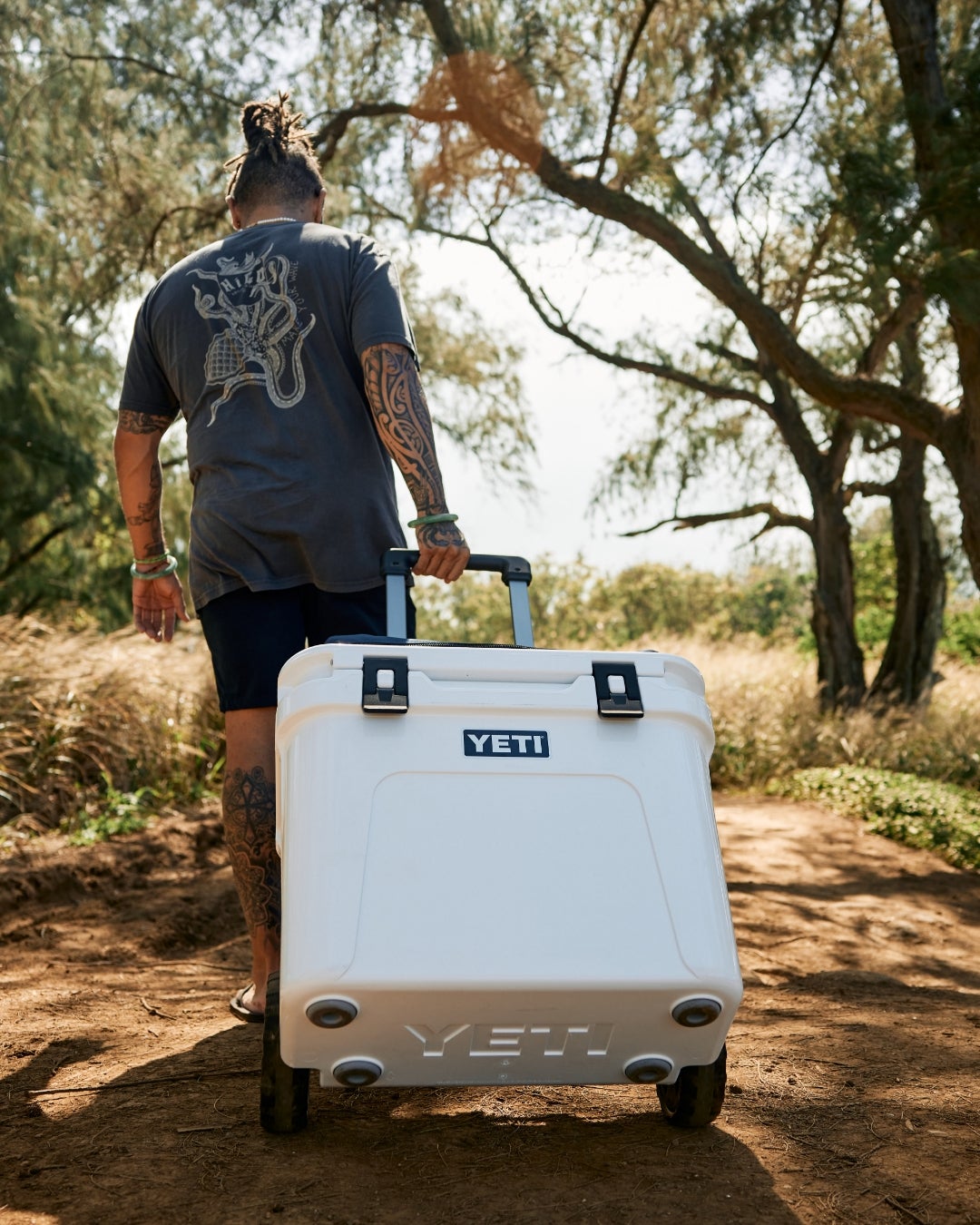 New YETI Roadie 32 Wheeled Cooler - Summer Travel Ready