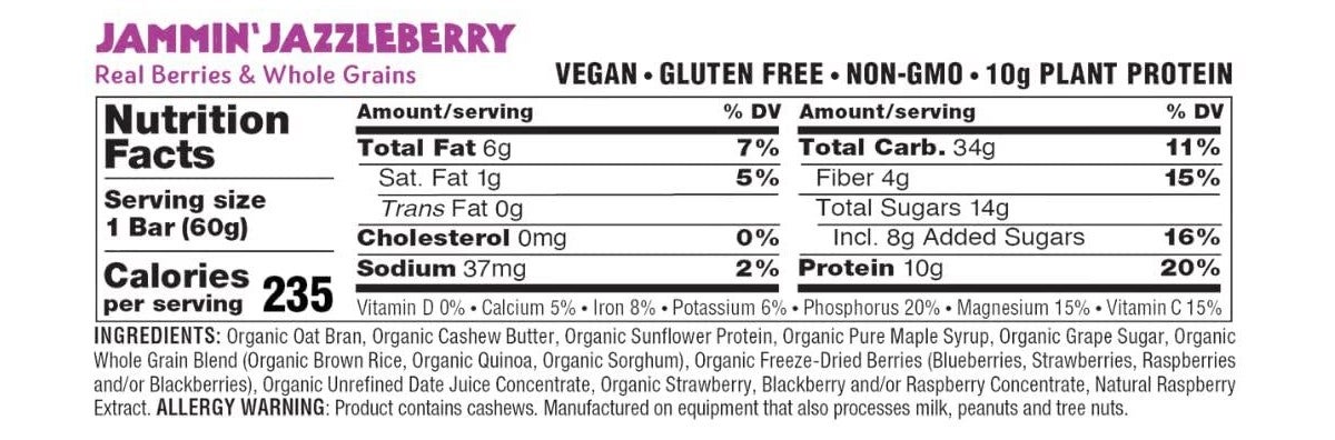 AllOutdoor Review: JAMBAR Organic, Vegan Energy Bars - Clean Snacks