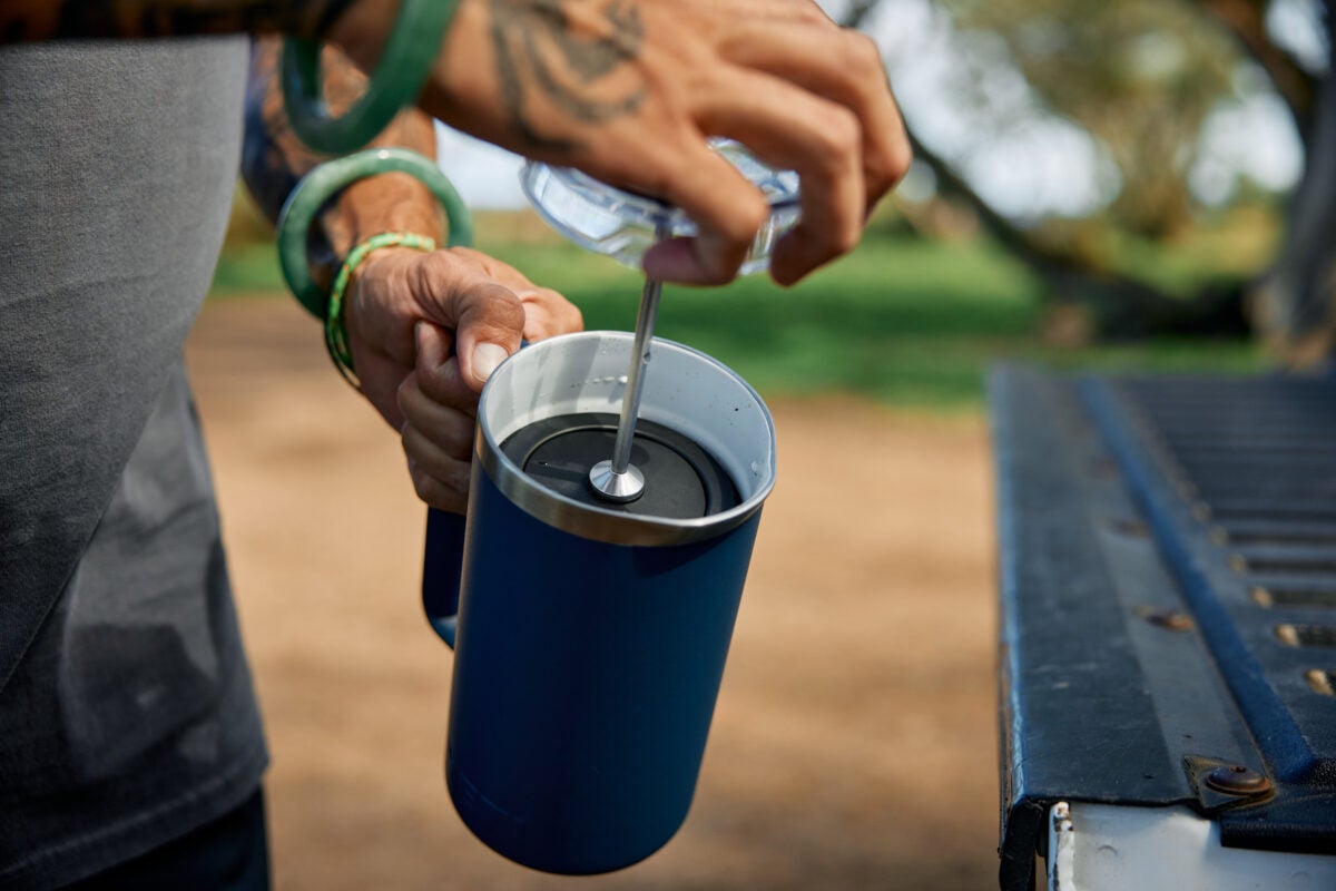 Caffeine Delivered! New YETI Rambler French Press in 34 Oz & 64 Oz