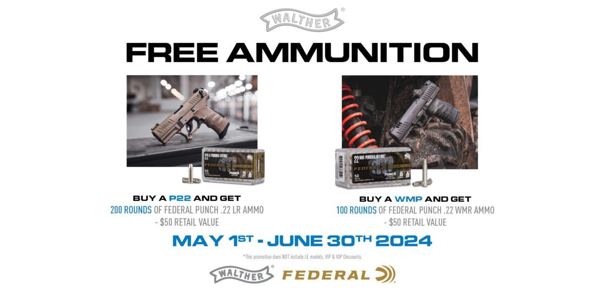 Celebrate Mother’s and Father’s Days with Walther Arms & Federal Ammo