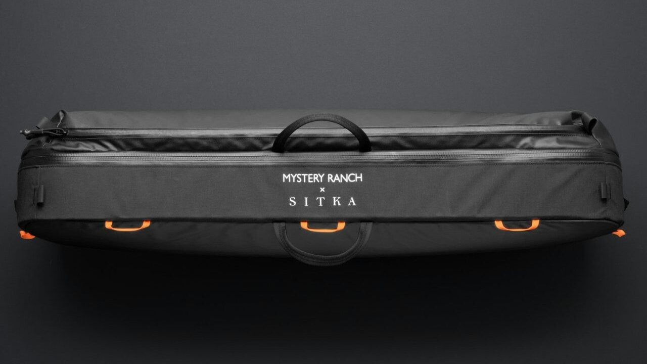 The New Mystery Ranch x SITKA STUDIO Ryder Bow Case The New Mystery Ranch x SITKA STUDIO Ryder Bow Case