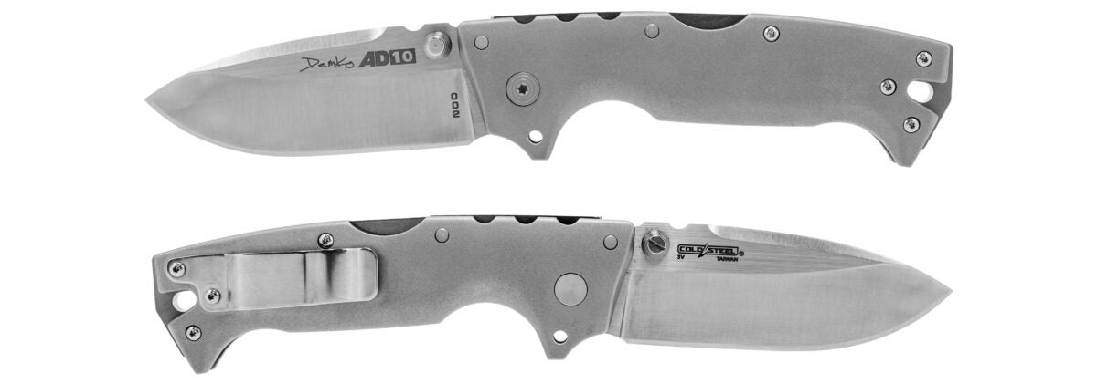Cold Steel Full Metal Atlas Folder & Limited-Edition AD-10 Full Titanium