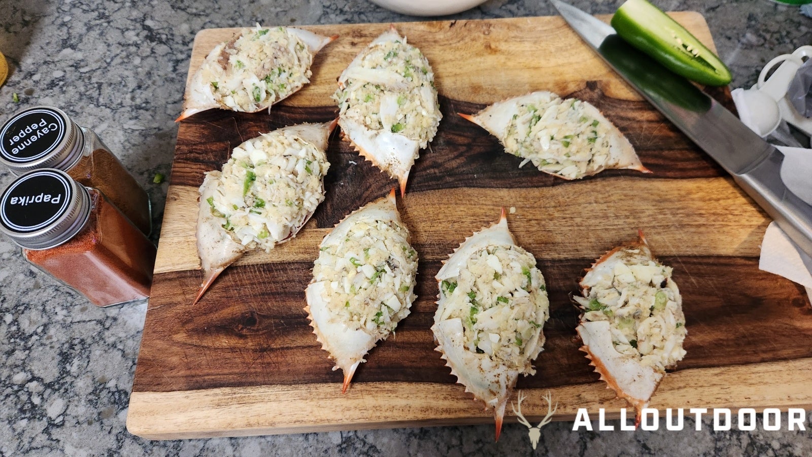 Cook your Catch - Baked Deviled Crab from Florida Blue Crabs