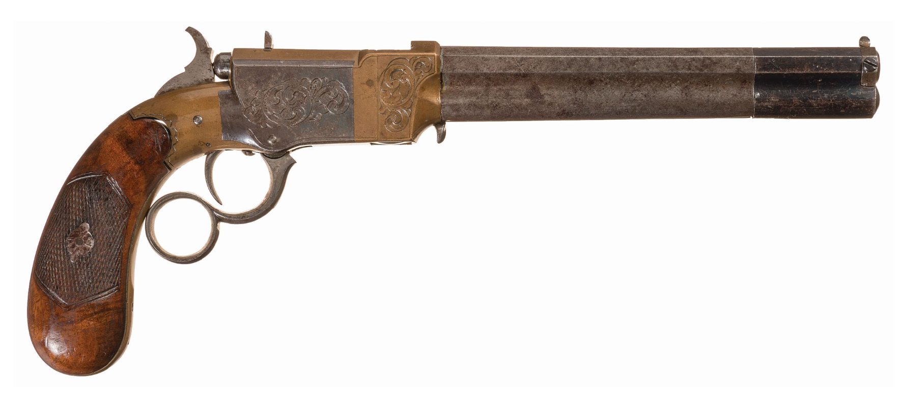 POTD: Pietro Venditti’s Volcanic-Impressed Lever Motion Pistols
