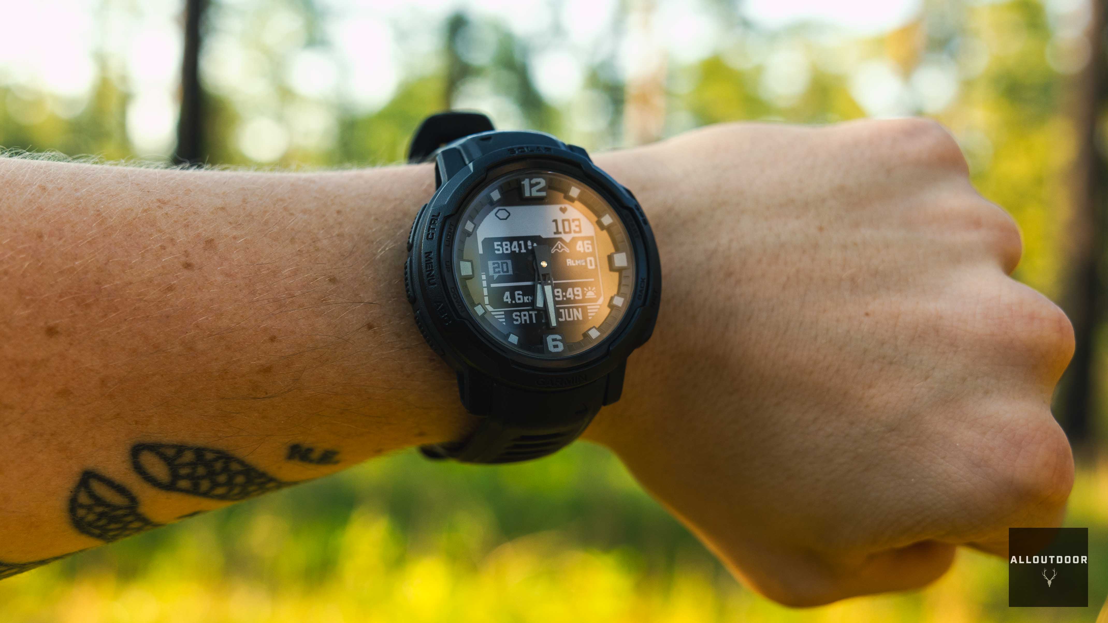 AllOutdoor Review Garmin Instinct Crossover Solar Tactical Edition Part 2