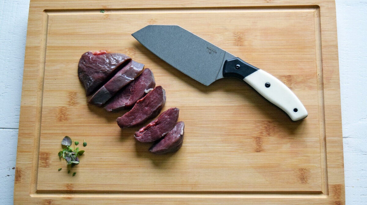Skilled Chopping Knife from Bear & Son Cutlery: Full Tang, Low Value