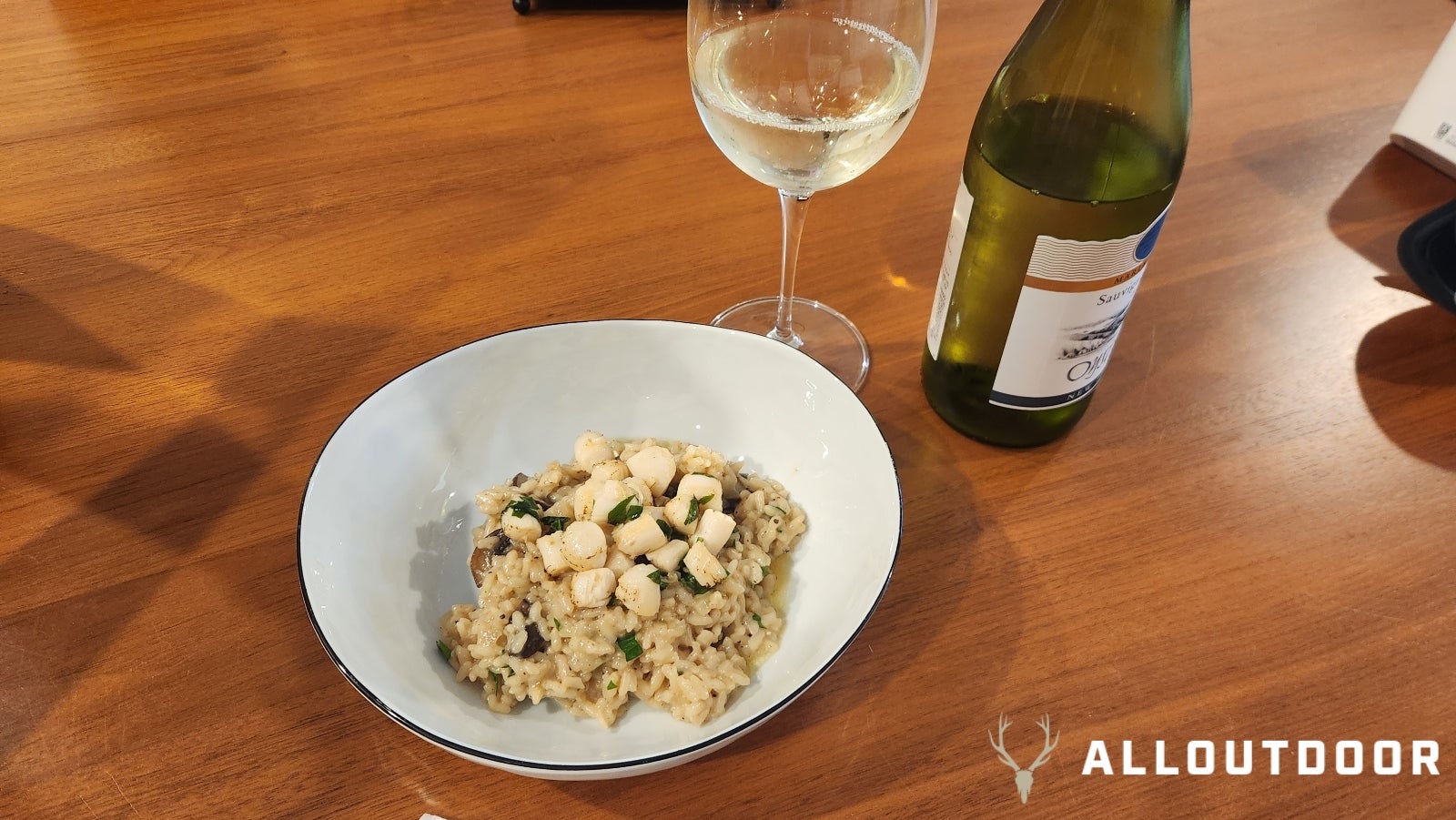 Cook Your Catch – Bay Scallop Scampi with Mushroom Risotto Cook Your Catch – Bay Scallop Scampi with Mushroom Risotto
