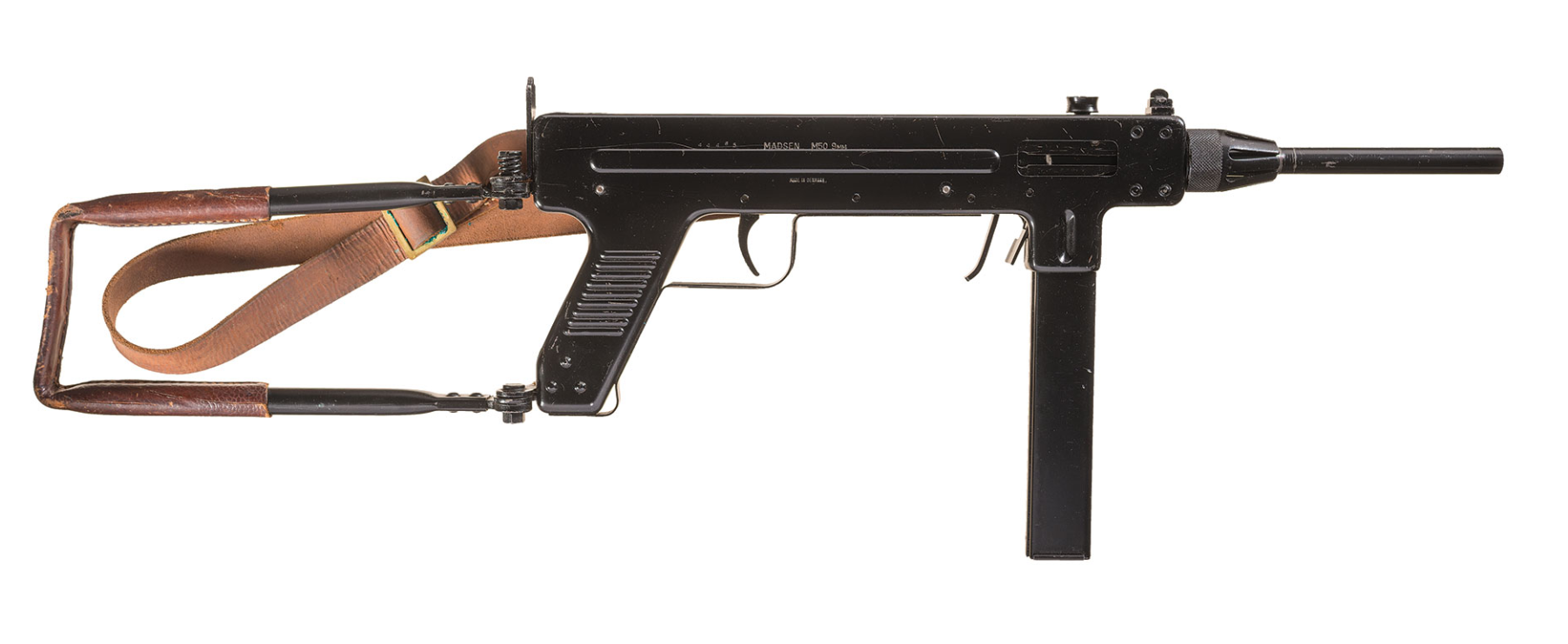 POTD: Denmark’s Clam Shell Submachine Gun – Madsen M50 POTD: Denmark’s Clam Shell Submachine Gun – Madsen M50
