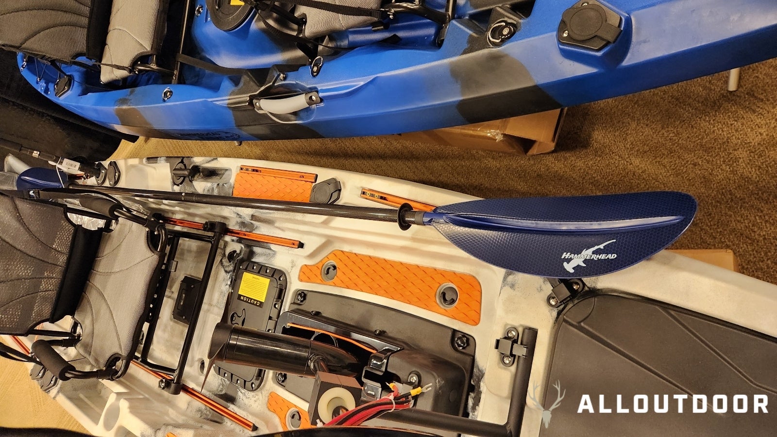 NEW Hammerhead Kayaks with Carbon Fiber Paddles
