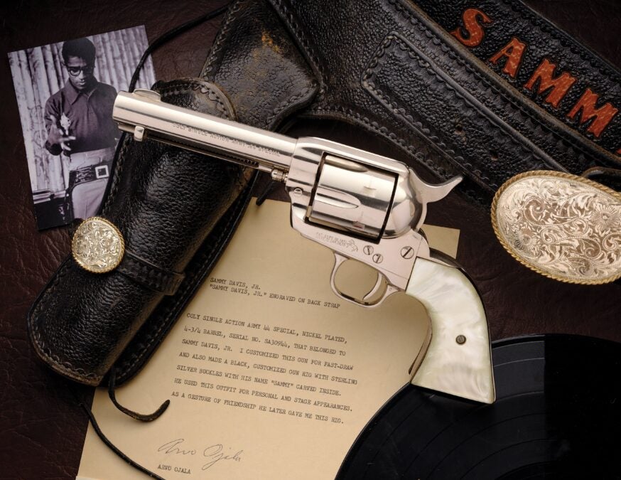 POTD: Sammy Davis Jr.’s Colt – The Quick-Draw Artist’s Revolver POTD: Sammy Davis Jr.’s Colt – The Quick-Draw Artist’s Revolver