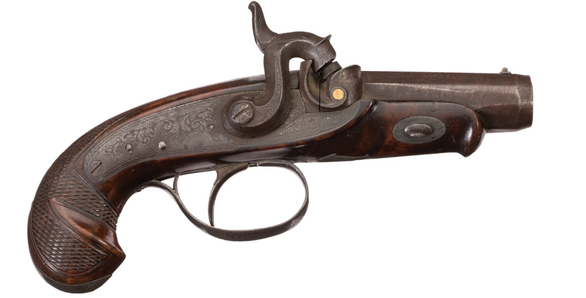 POTD: Derringer Attributed To “Gunsmith Jones” – J.M. Jones Pocket Pistol POTD: Derringer Attributed To “Gunsmith Jones” – J.M. Jones Pocket Pistol