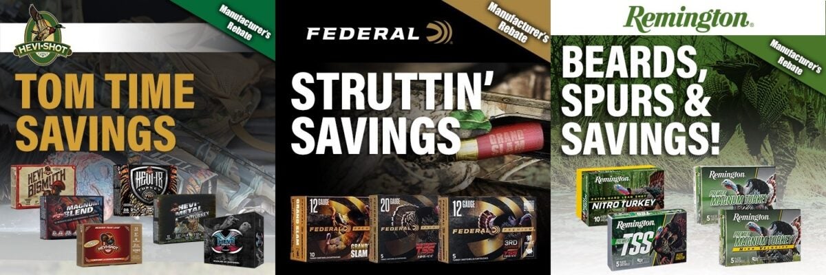 HEVI-Shot, Remington & Federal Debut Spring Turkey Hunting Rebates HEVI-Shot, Remington & Federal Debut Spring Turkey Hunting Rebates