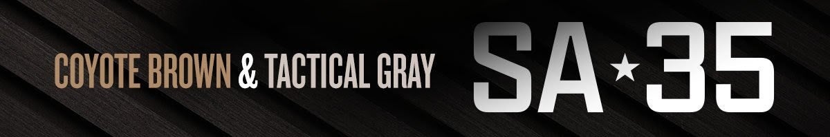 Springfield Debuts New SA-35 Colors in Coyote Brown & Tactical Gray