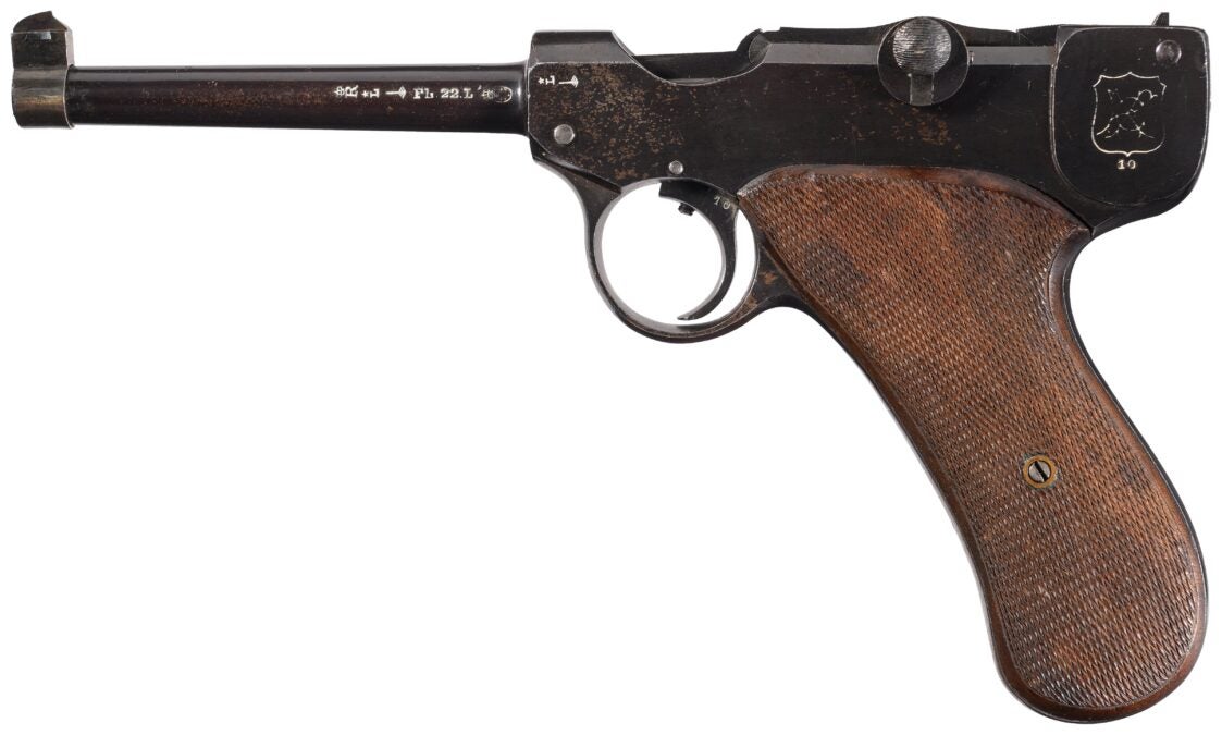 POTD: Francotte’s Luger Lookalike – Forgotten Toggle-Action Target Pistol POTD: Francotte’s Luger Lookalike – Forgotten Toggle-Action Target Pistol