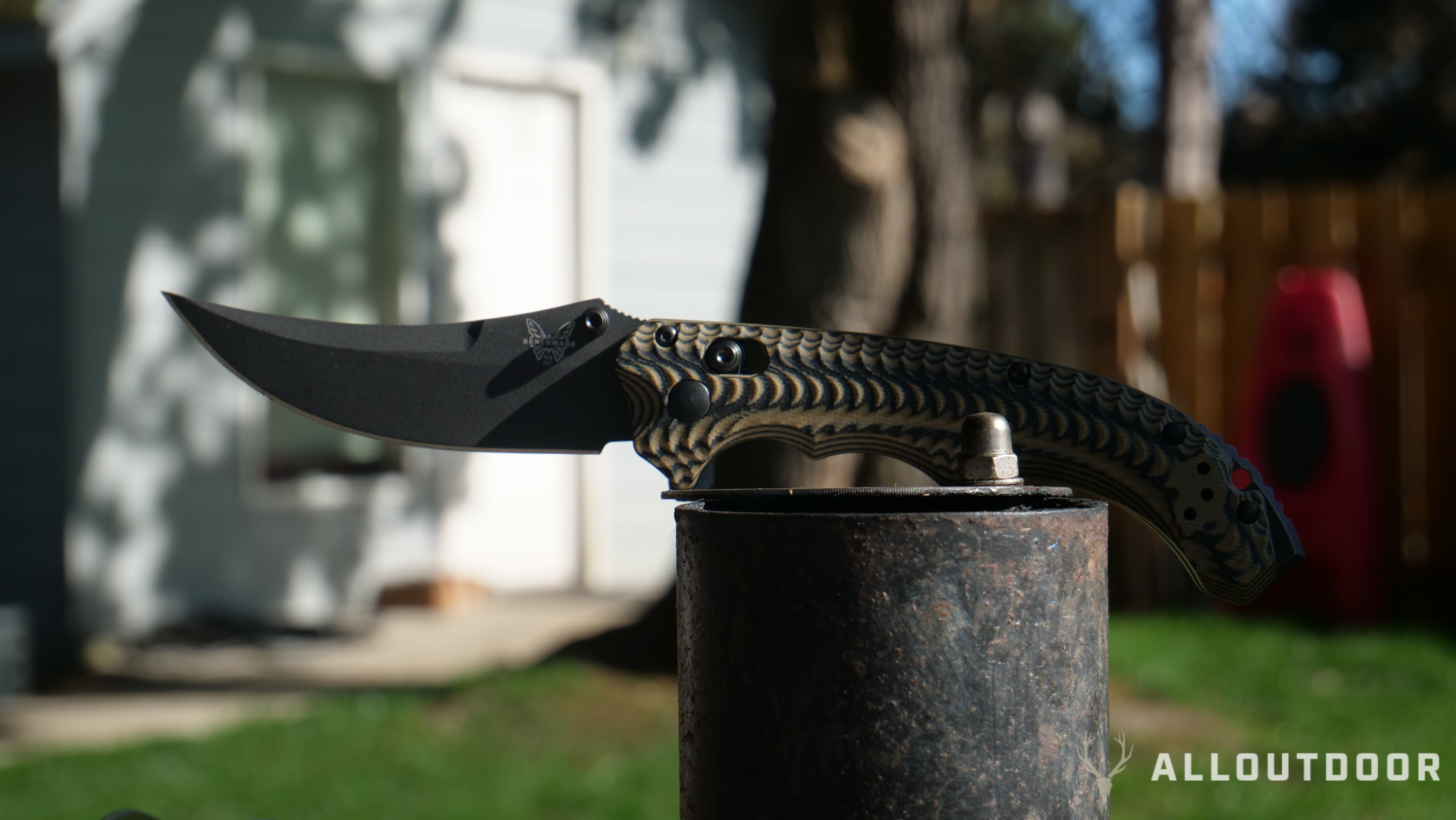 AllOutdoor Review: Benchmade Mini Bedlam Scimitar Tactical Folder